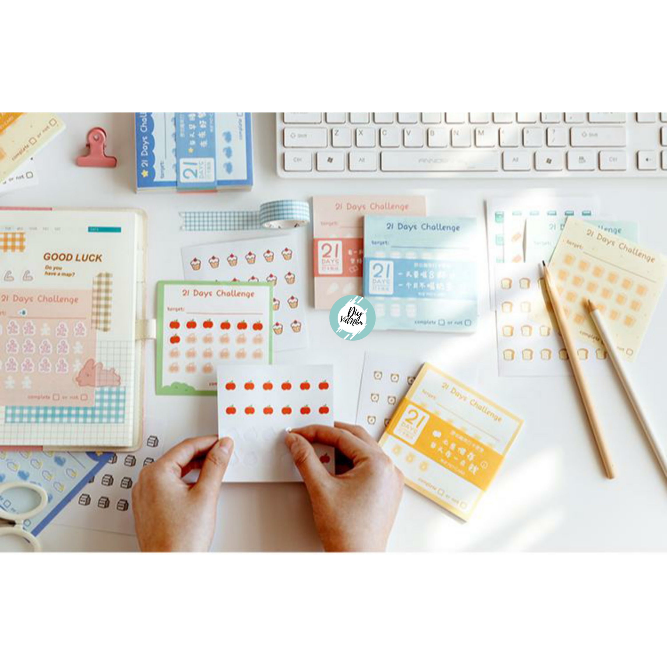 [HCM]GIẤY NOTE KẾ HOẠCH 21 NGÀY