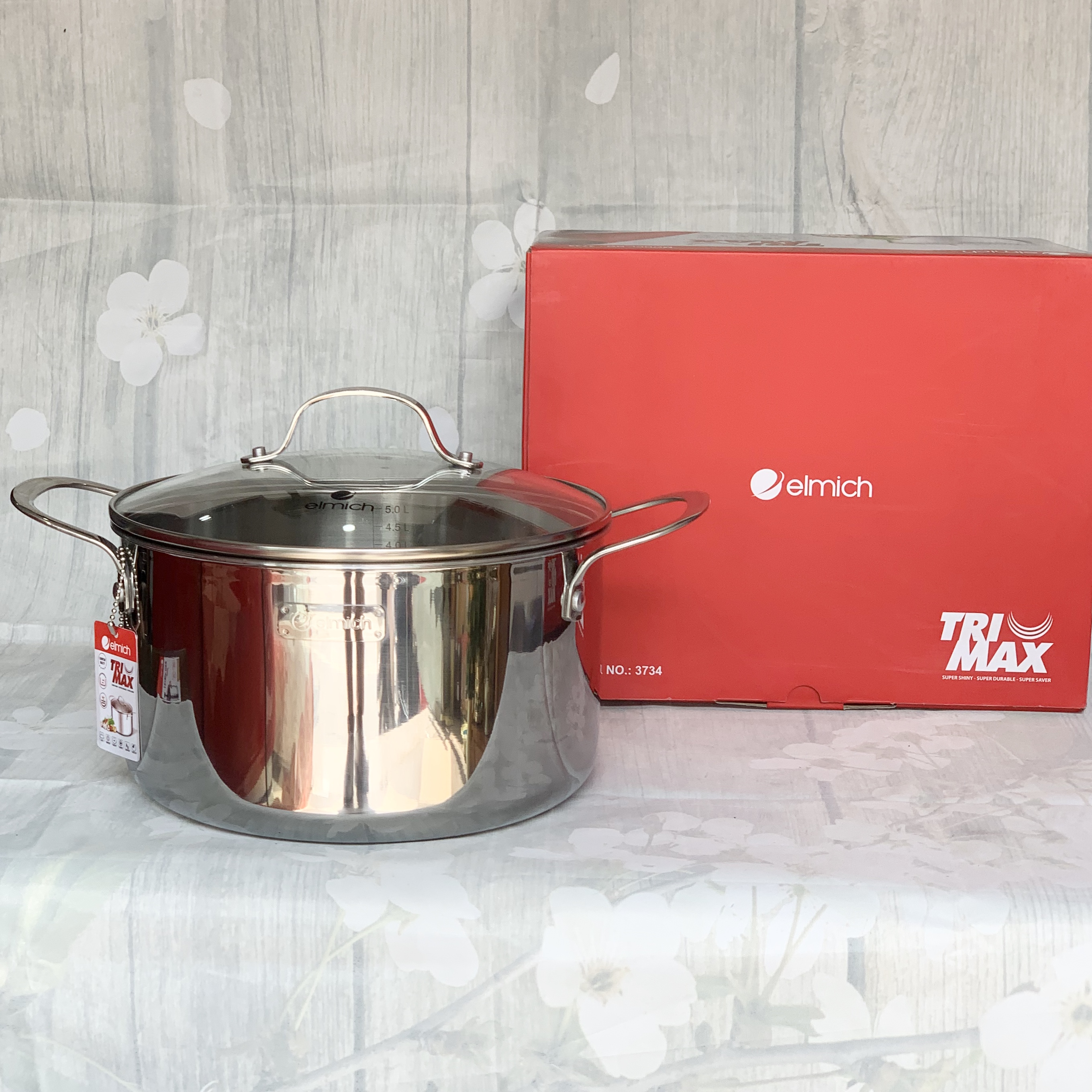 NỒI INOX CAO CẤP 3 LỚP ĐÁY LIỀN TRI-MAX 20CM