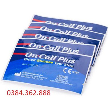 Que thử đường huyết on call plus (tiểu đường)