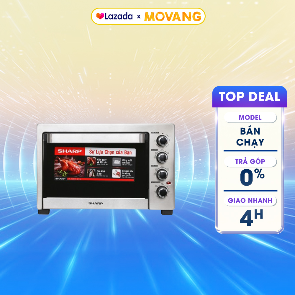 [GIAO TẠI HCM] - Lò nướng Sharp EO-A384RCSV-ST 38 lít