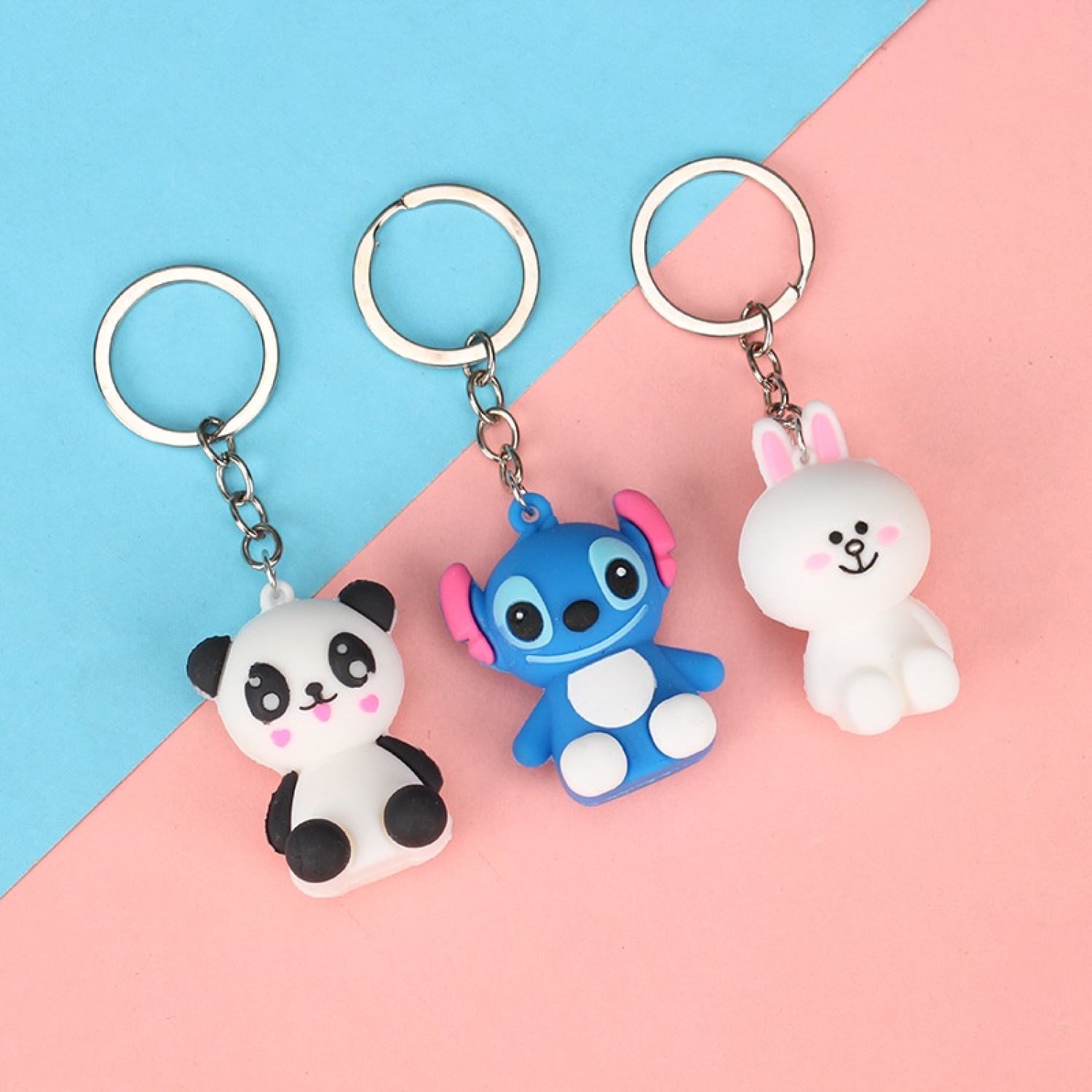 DISNEY Móc Khóa Hoạt Hình 3D Dễ Thương
