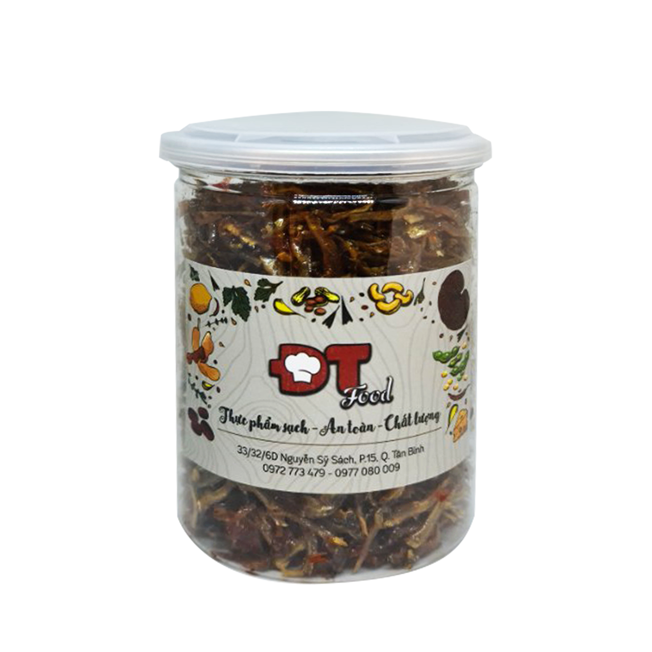 Cá Cơm Rim Mắm Tỏi Ớt Cực Ngon 250g