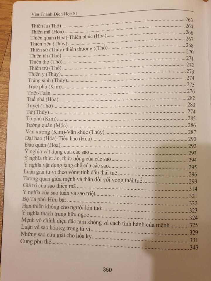 Sách Tử Vi Dịch Lý – Vân Thanh Dịch Học Sĩ