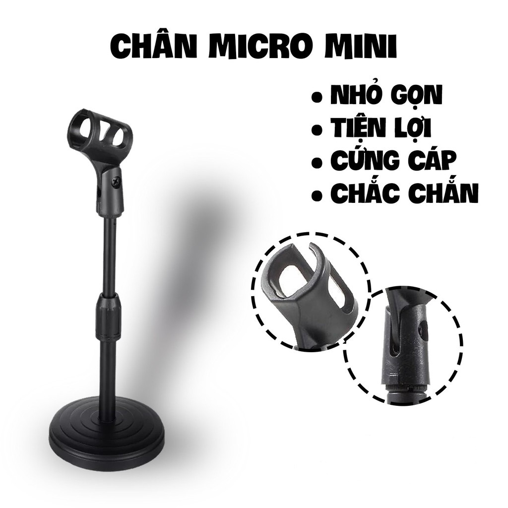 Combo Mico C11 Hát Live Stream và chân đỡ micro cao cấp