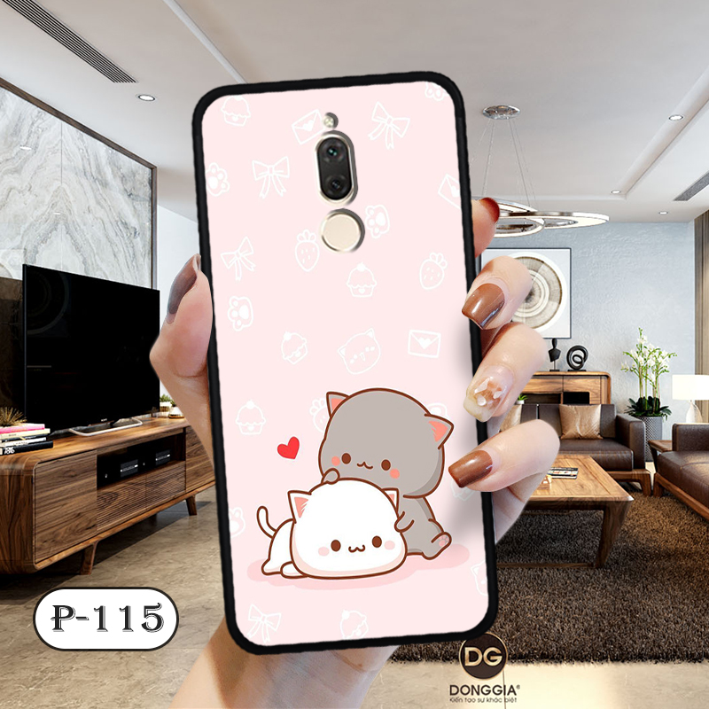 Ốp nhám hoạt hình Huawei Nova 2i