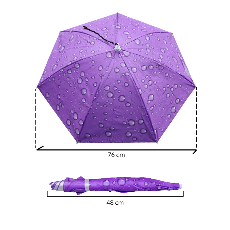 DÙ ĐỘI ĐẦU CÂU CÁ, DU LỊCH - 01 TẦNG - 76cm