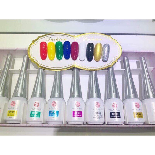 Gel cọ nét hoa hồng