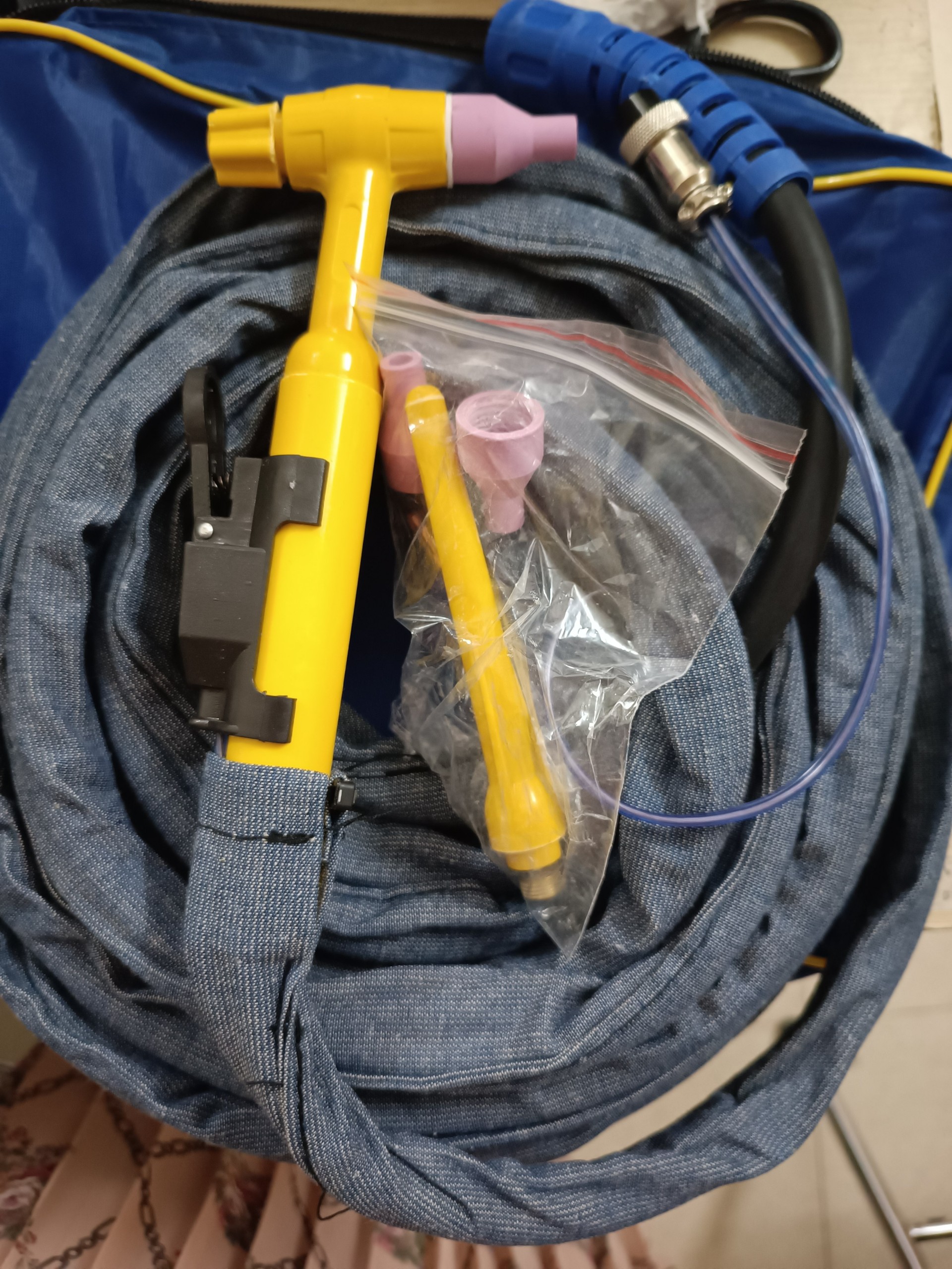 Mỏ hàn tig QQ150 dây chống cháy dài 8m