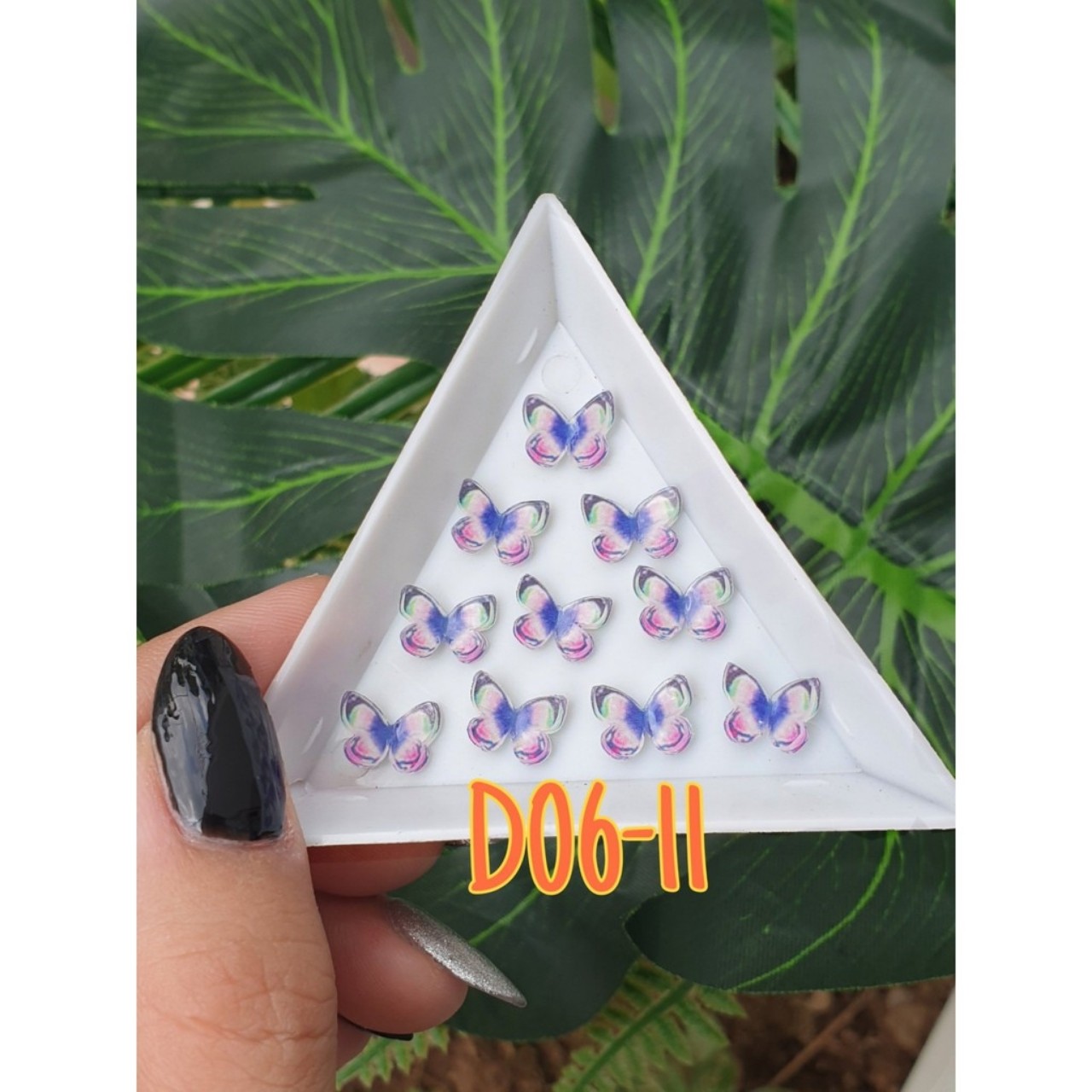 Set bướm pha lê đính móng 10c - byh075