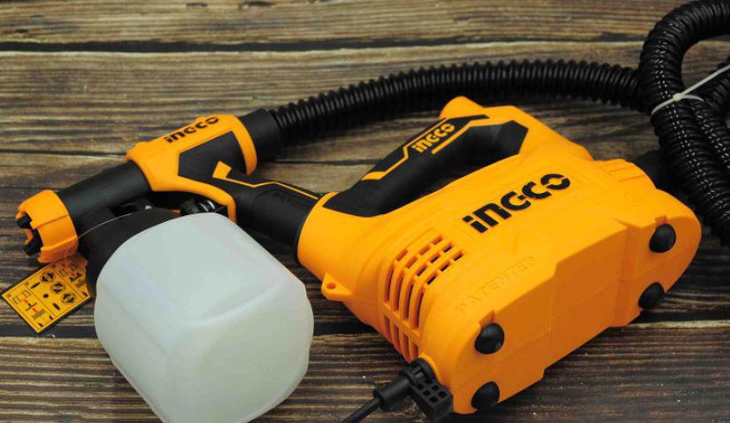 500W Máy phun sơn bình nhựa INGCO SPG5008