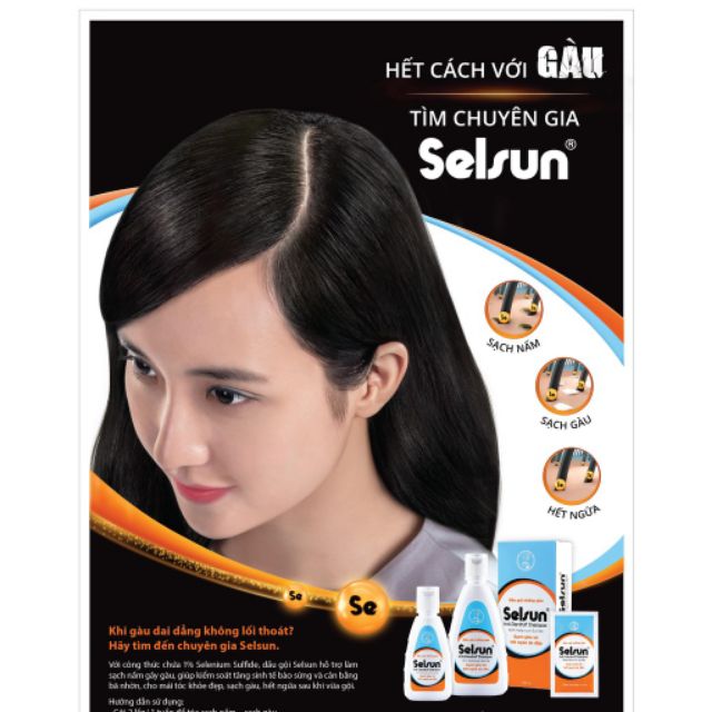 [Chính Hãng] - Dầu Gội Đầu Selsun - 50ml
