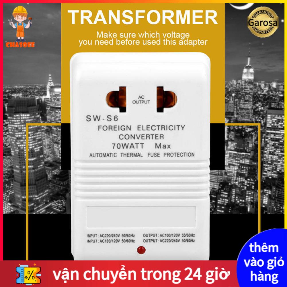 110V/120V to 220V/240V Step-Up&Down Voltage Converter 70W Transformer Travel NEW