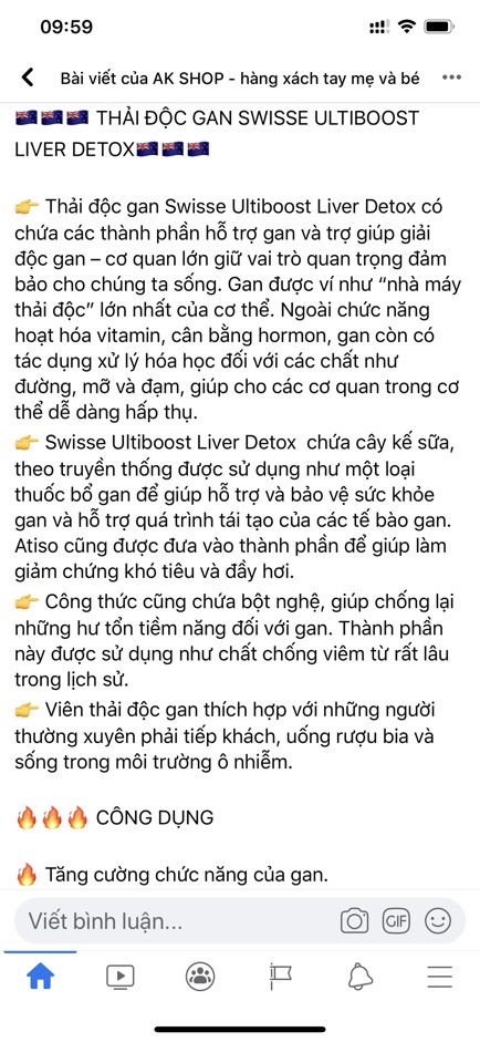 Thải Độc Gan Liver Detox Hàng  Úc