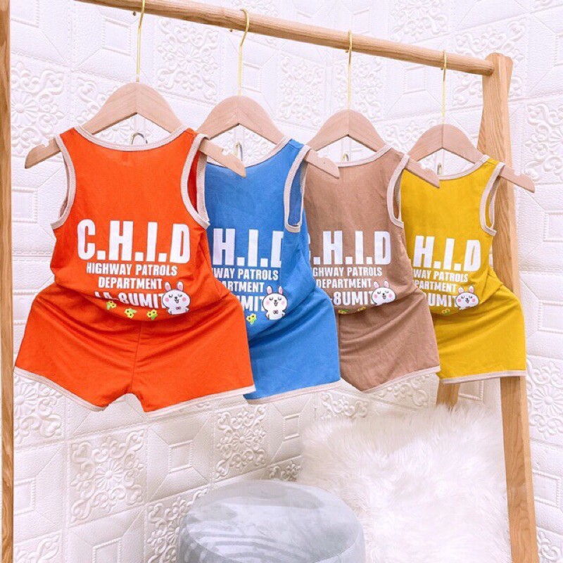 Bộ Đũi Ba Lỗ Đũi Hàn Cho Bé (Mẫu Hót )