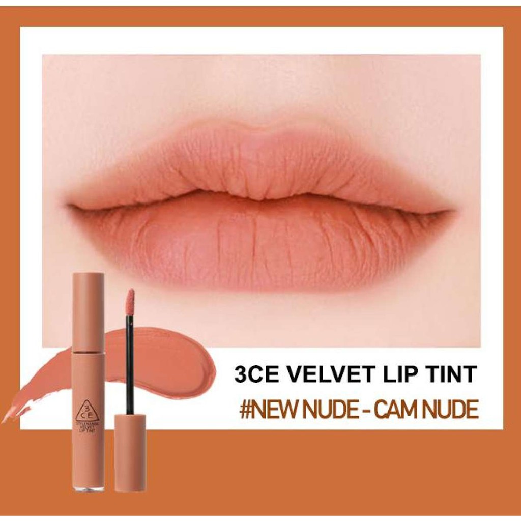 Son kem 3CE màu cam nude