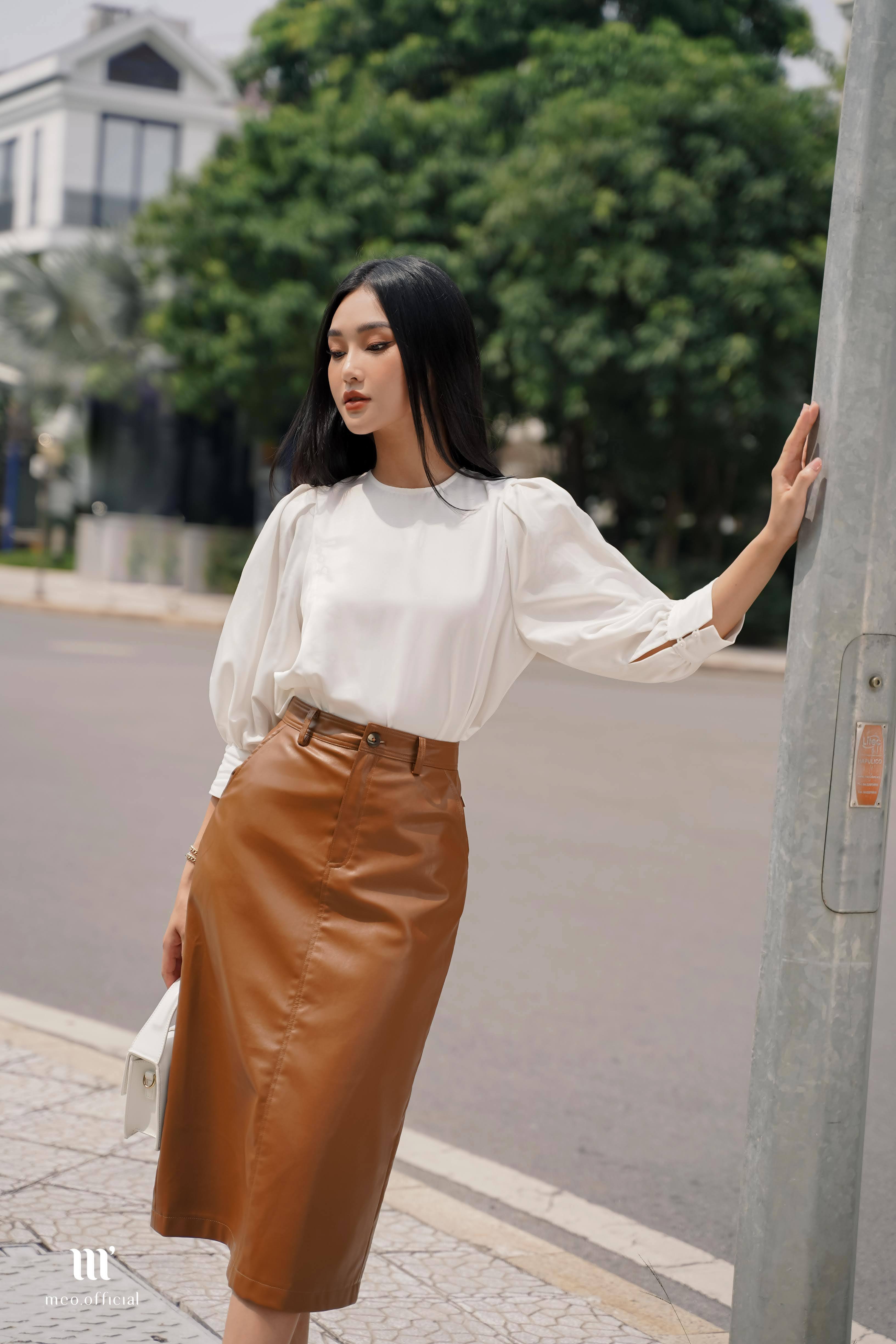 [Chỉ 10-12.10 Mua 2 giảm 6%, mua 3 giảm 9%] Chân váy nữ Méo shop dáng dài Lany