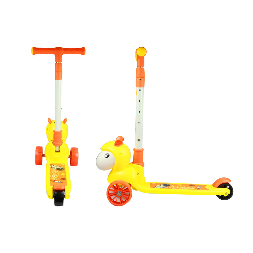 [Qùa tặng Enfa] Đồ chơi xe scooter 2 trong 1 động vật (giao mẫu ngẫu nhiên)