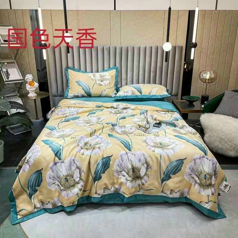 [HCM]Chăn lụa [CAO CẤP] chăn hè lụa thái chăn cotton lụa kích thước 2mx2m2 - Chăn nằm điều hòa chăn lụa thái siêu mềm mịn mát
