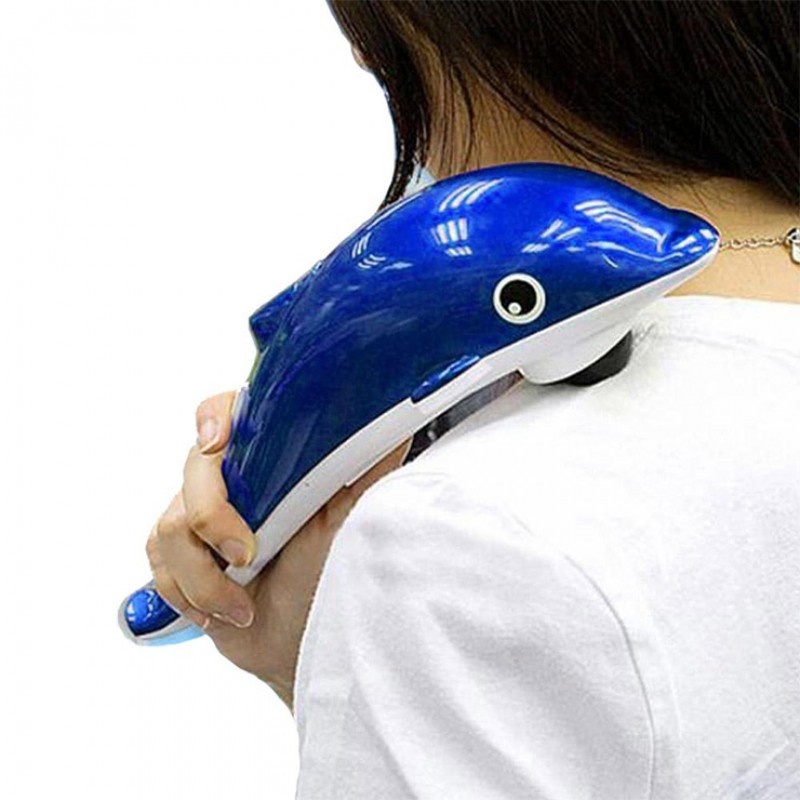 Máy massage cầm tay hình con cá heo 3 đầu