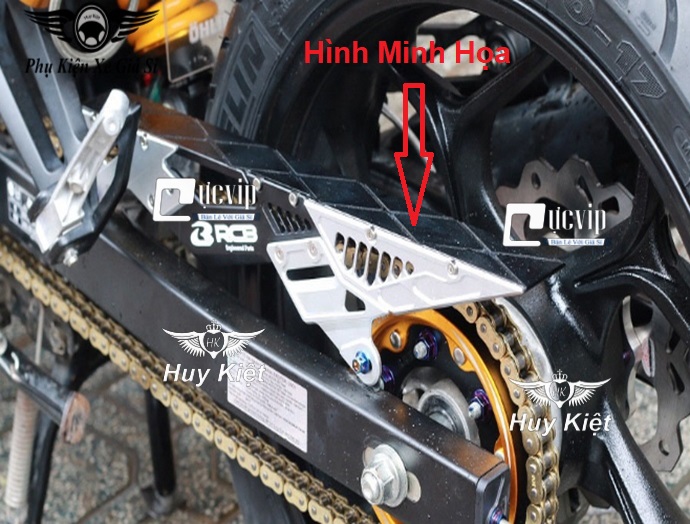 Catte che sên nhôm cnc cho xe raider satria ms1580