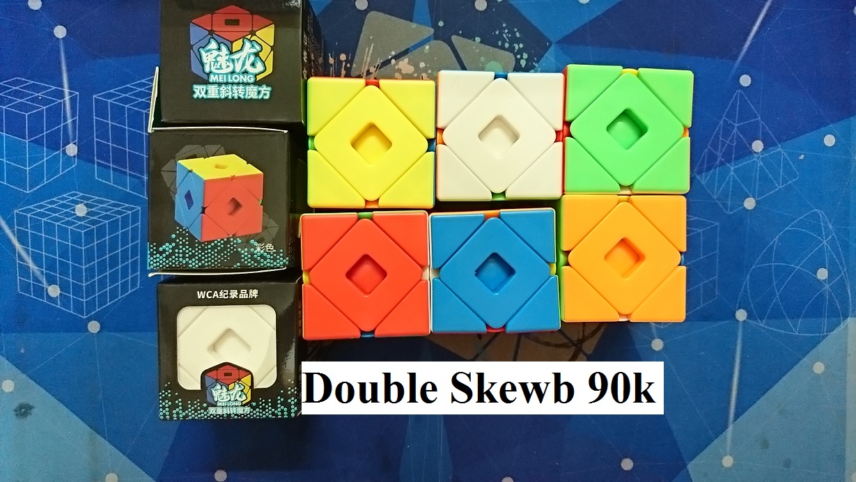 Biến thể Rubik. Skewb Double Meilong