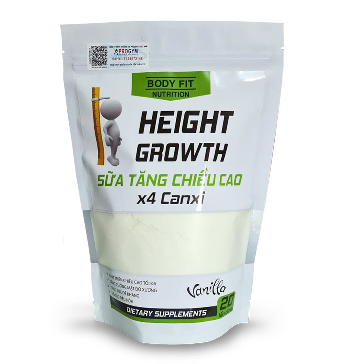 Sữa Tăng Chiều Cao Gấp 4 lần Canxi Height Growth 500g