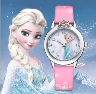 Đồng hồ trẻ em công chúa Elsa và Anna chống trầy xước chống nước tốt tặng thumbnail