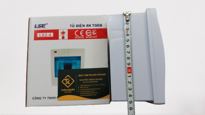 TỦ ĐIỆN, TỦ ĐỰNG CB (CB TÉP, APTOMAT) 2-4 ĐƯỜNG CÓ ĐÈN BÁO