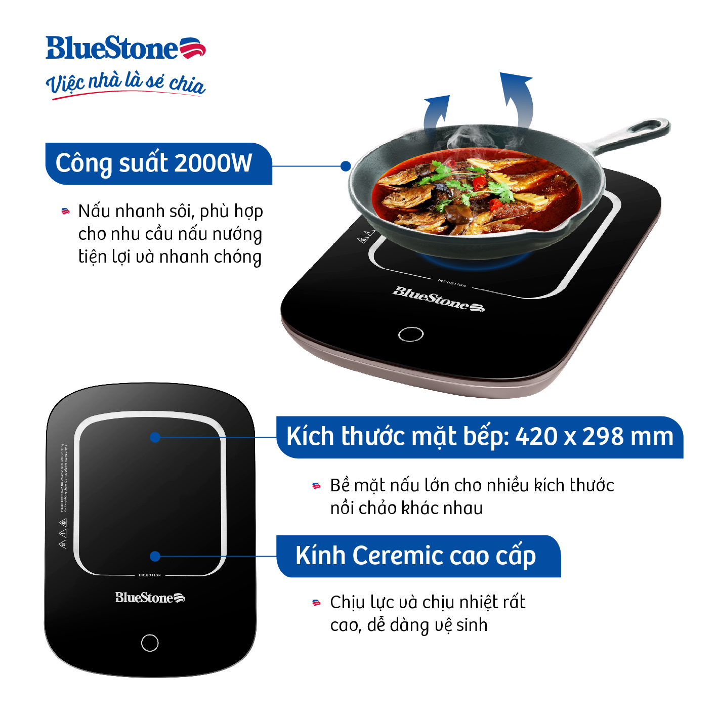 Bếp từ BlueStone ICB6658 (ICB-6658)