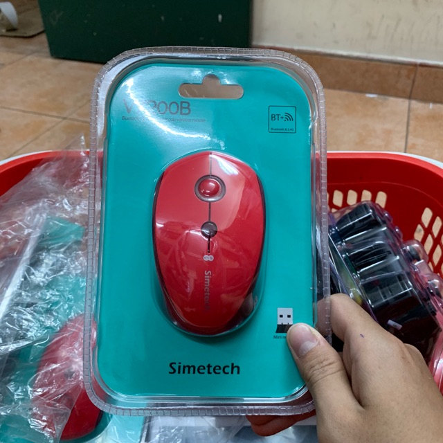 CHUỘT BLUETOOTH CHỐNG ỒN SIMETECH V7200B