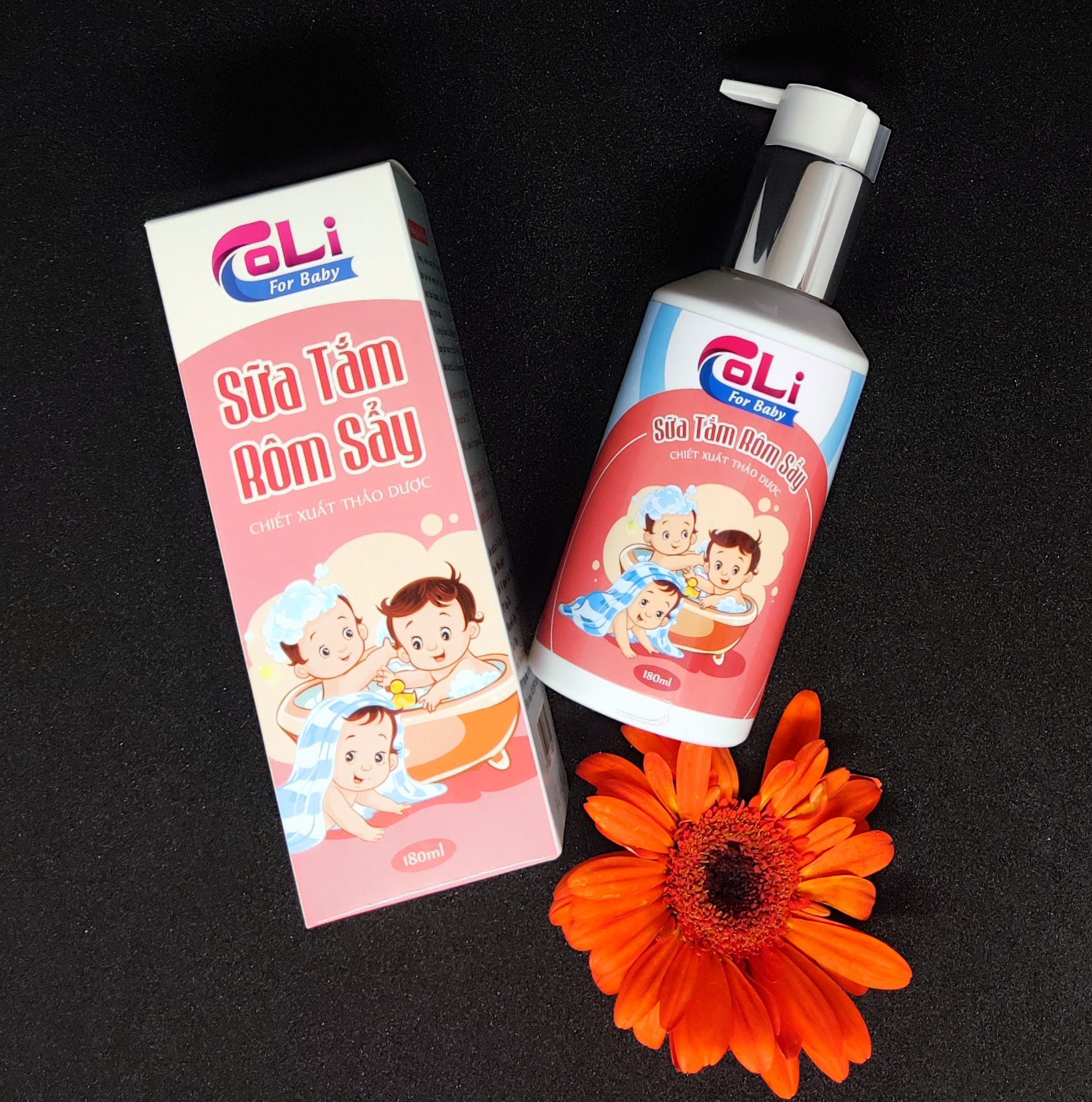Sữa Tắm Rôm Sẩy CoIi For Baby 180ml