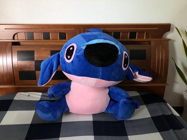 [Có video]Gấu bông Stitch cao chuẩn 75cm xanh