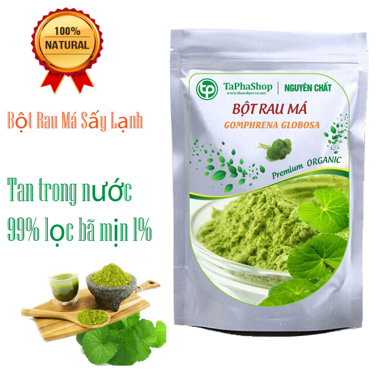Bột Rau Má 100g Cao Cấp - Thảo Dược Tấn Phát