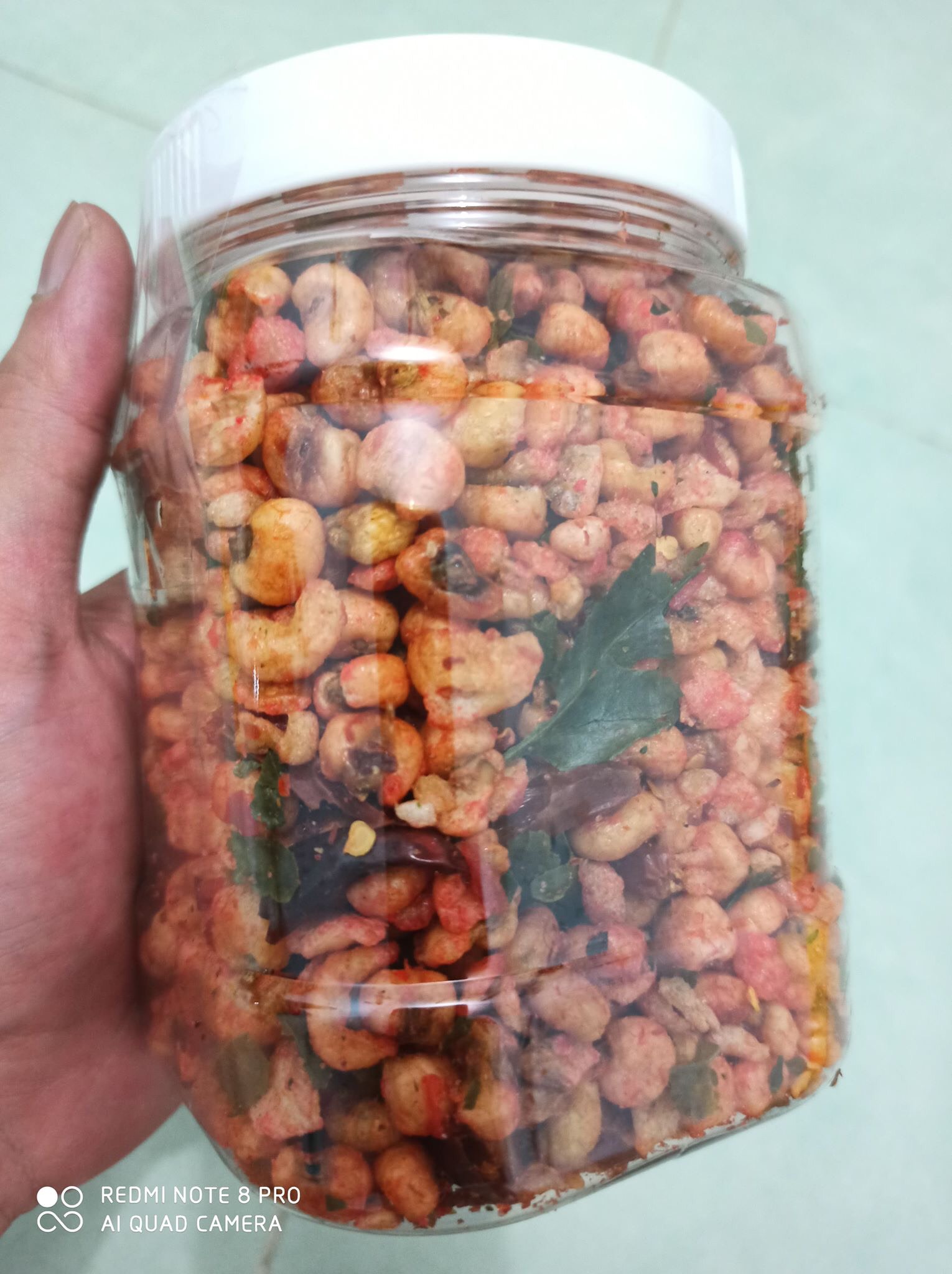 Bắp ( ngô ) sấy khô bò lá chanh - hũ 400g