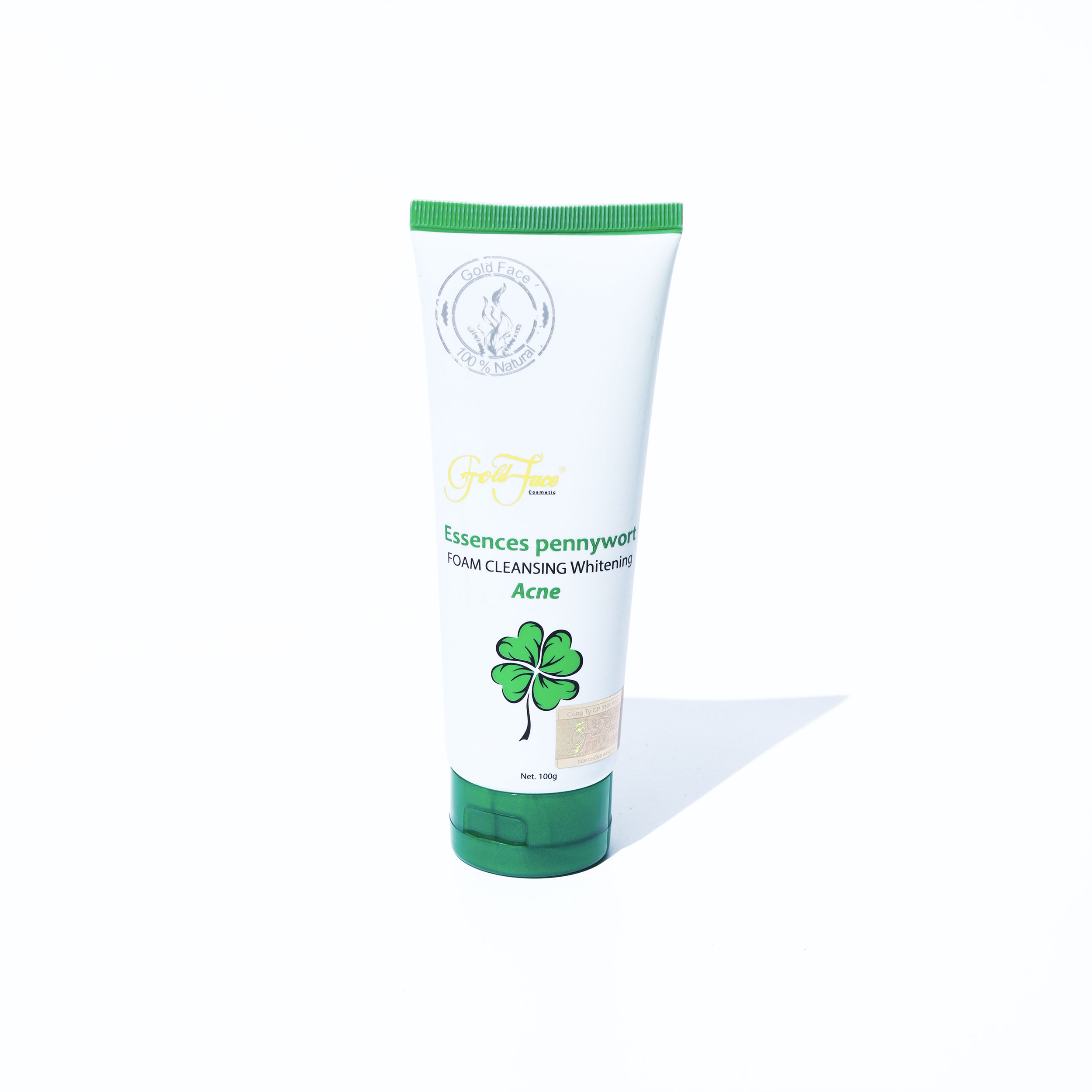 [HCM]Sữa rửa mặt ngừa mụn GoldFace rau má 100g