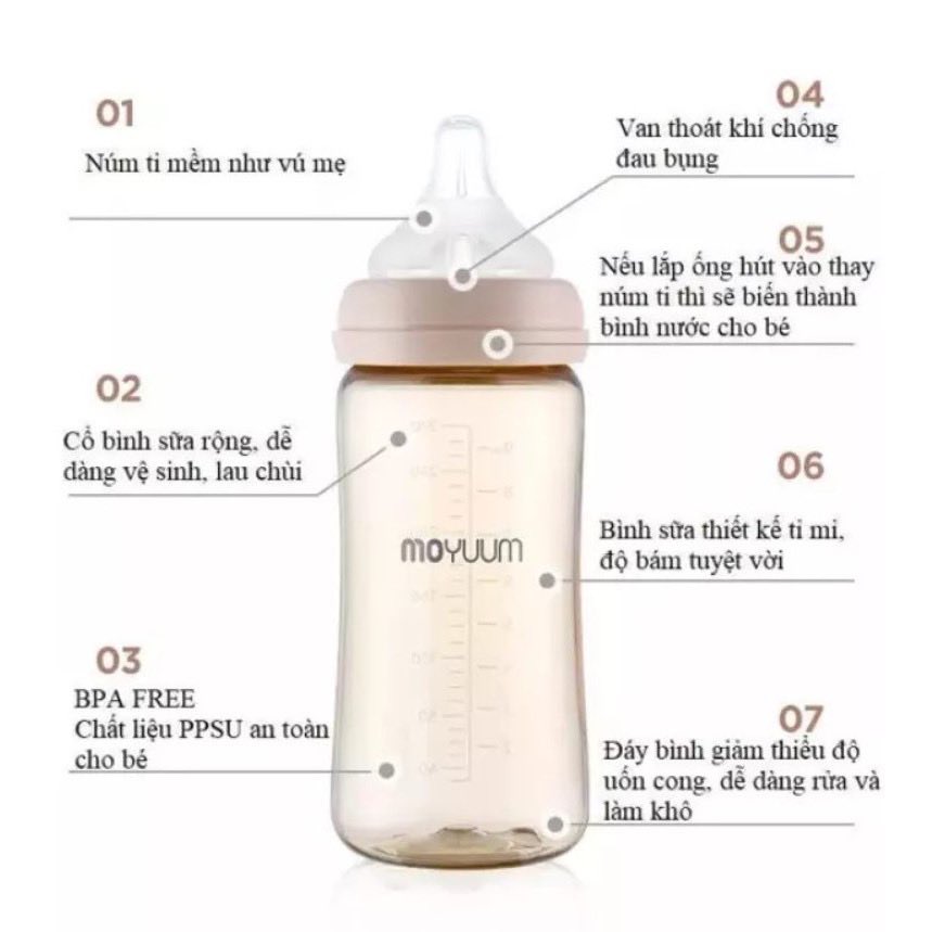Núm ti Moyuum Hàn Quốc chính hãng đủ size 1/2/3/4