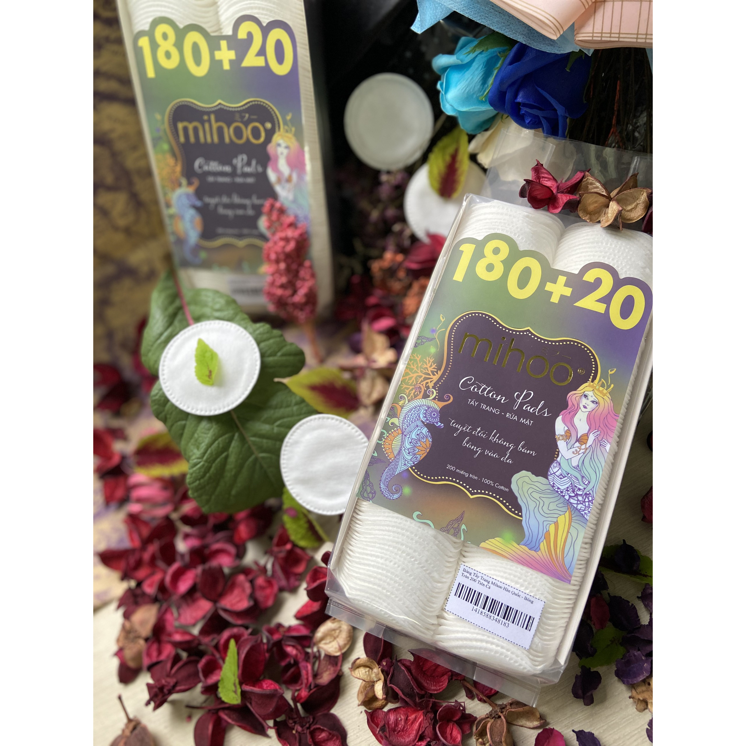 Bông Tẩy Trang Mihoo Cotton Pads
