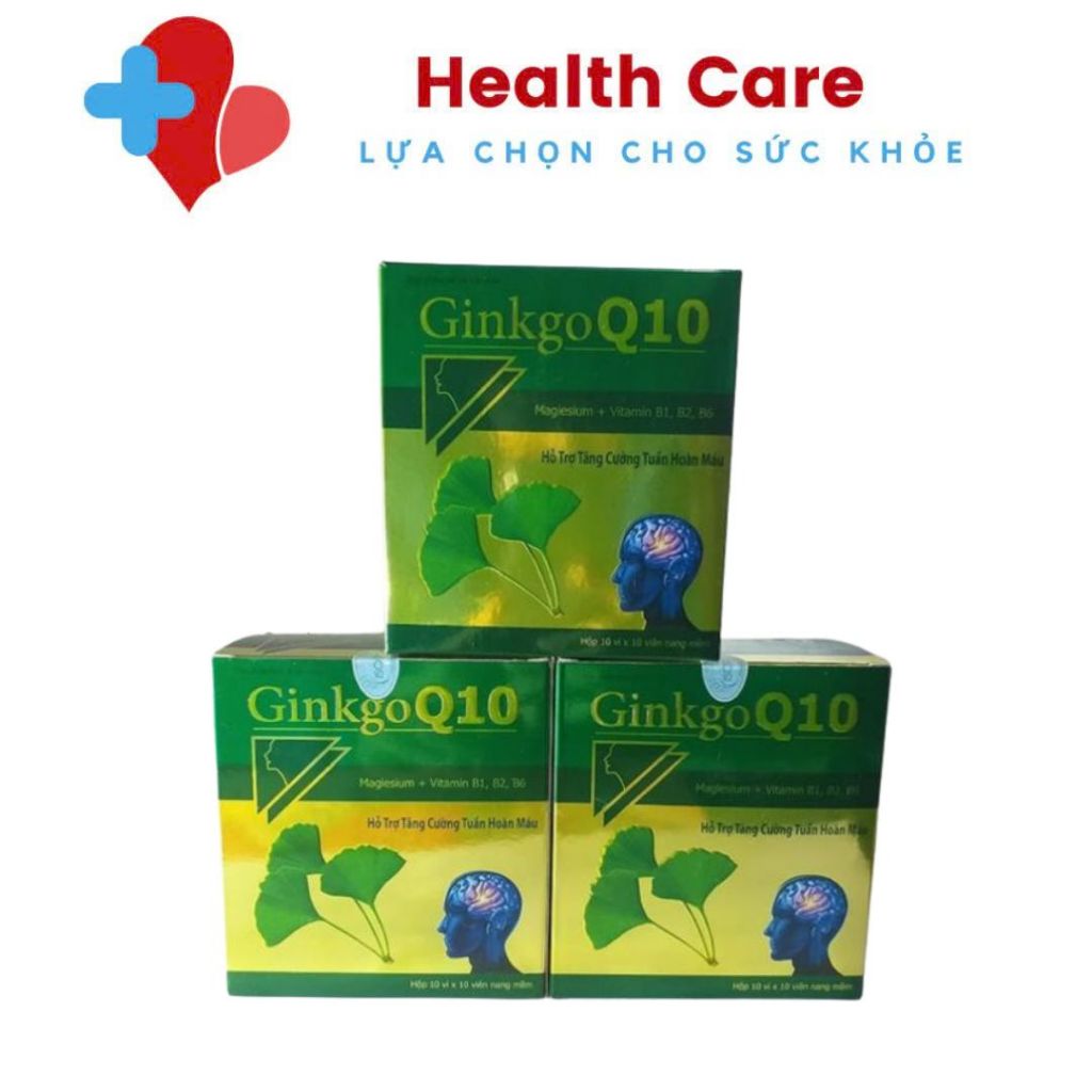 GINKGO Q10 ISOPHARCO hộp 100v