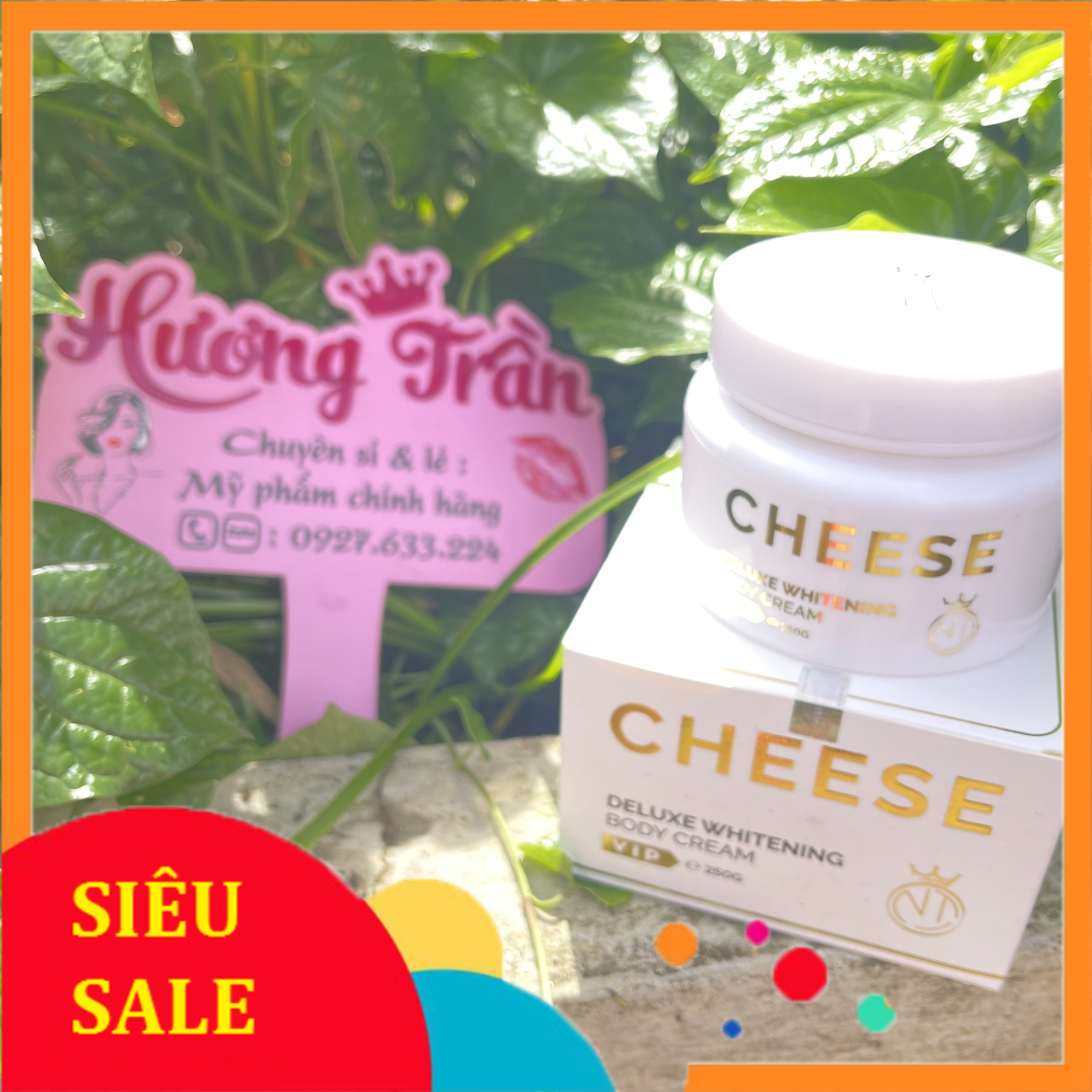 Kem body Cheese phô mai Deluxe Whitening Ngọc Tú Cosmetics