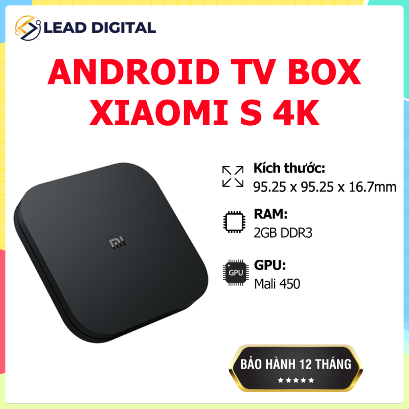 Bảng giá [GLOBAL VERSION] Xiaomi Android TV Mi Box S - Hỗ trợ Tiếng Việt, Độ phân giải 4K (3840 x 2160), CPU 4 nhân,Ram 2GB, Rom 8GB, Kết nối Wifi, Bluetooth 4.2, HDMI, hỗ trợ tiếng Việt - Bảo Hành Chính hãng 12 Tháng-Fullbox