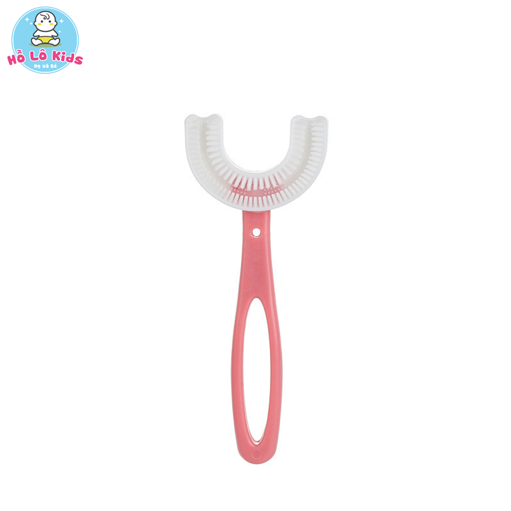 Bàn Chải Đánh Răng Cho Bé Chữ U, bàn chải chữ U silicon thông minh cho bé từ 2 đến 12 tuổi Hồ Lô Kids