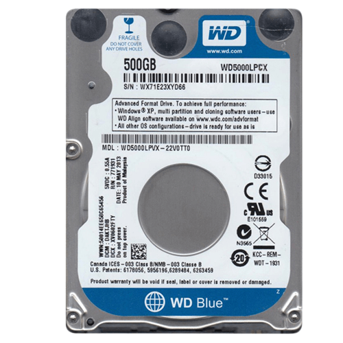 [HCM]ổ cứng HDD laptop 500GB-bảo hành 12 tháng