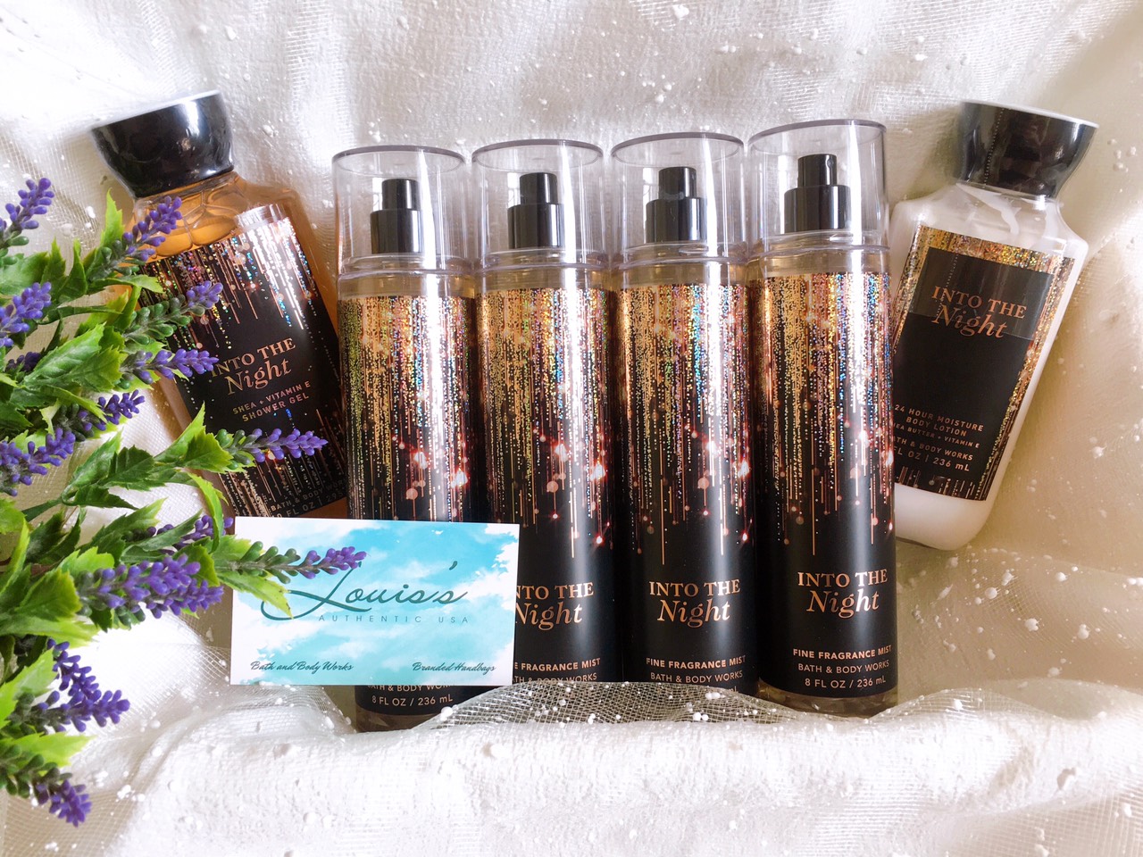 [ INTO THE NIGHT ] Trọn bộ chăm sóc cơ thể Bath & Body Works Mỹ