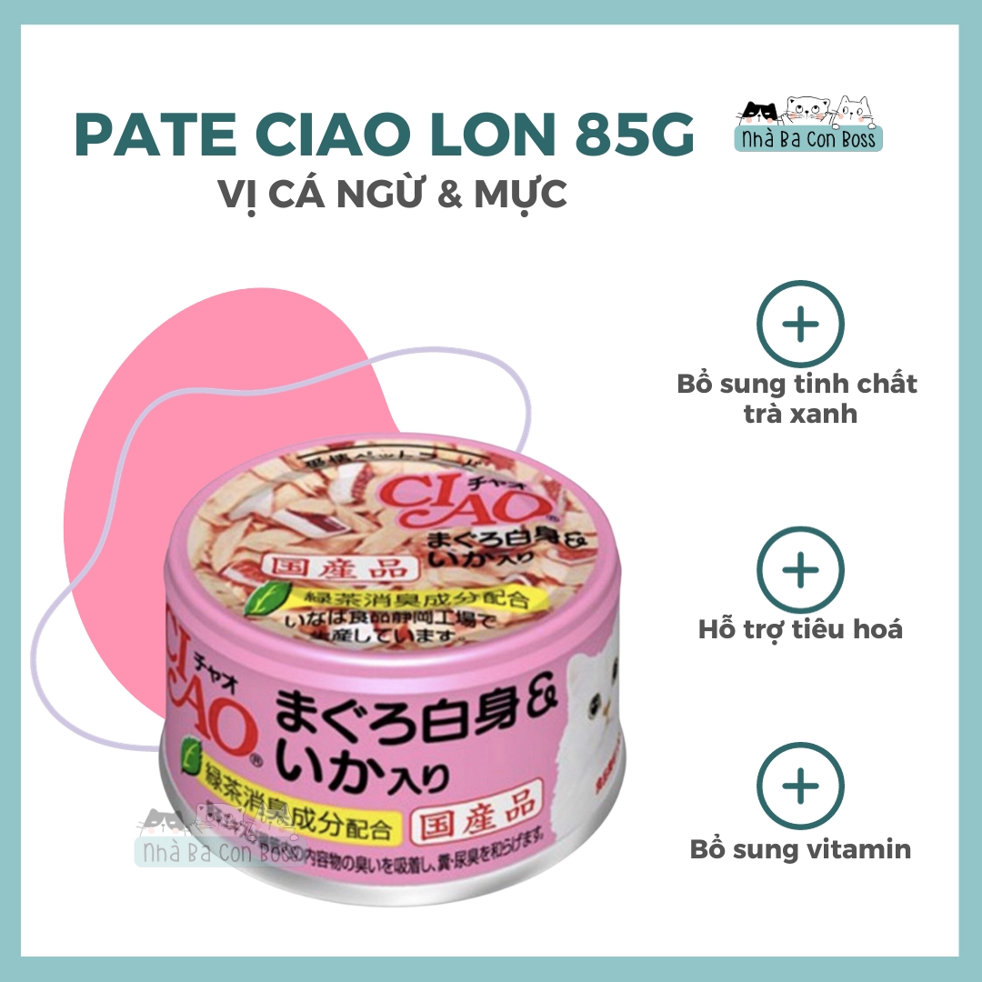 [Lon 85g] Pate Cho Mèo Ciao