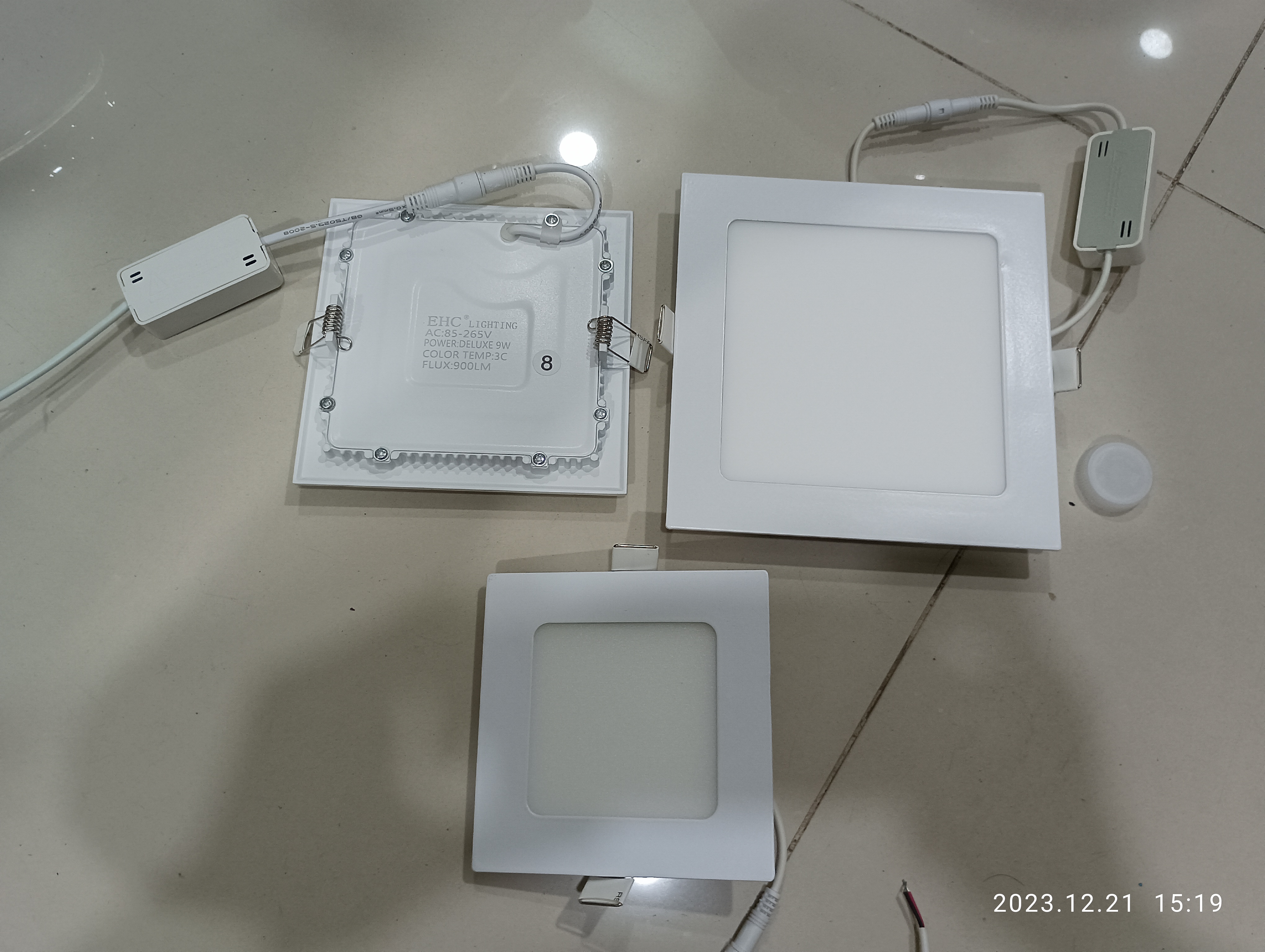 ĐÈN LED ÂM TRẦN HÌNH VUÔNG 6W 9W 12W