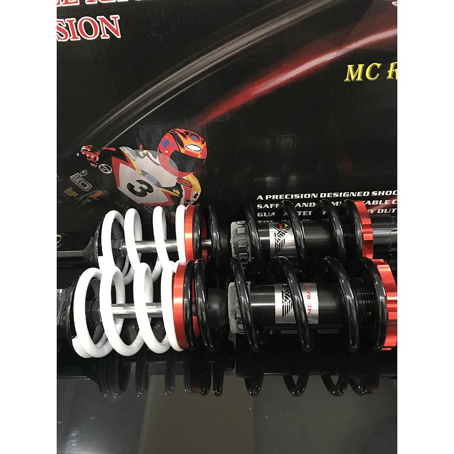Phuộc 2 lò xo 2 tầng 280mm & 330mm MC Racing