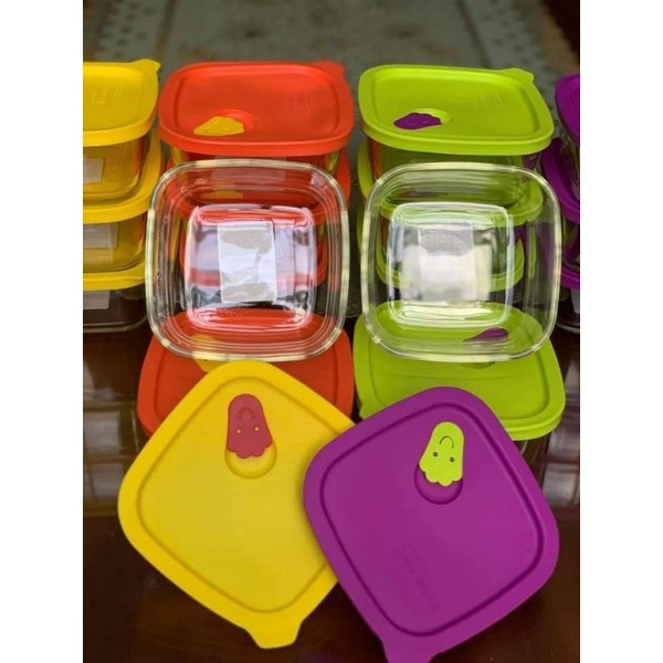 Hộp thủy tinh nắp Silicon Lock&Lock loại #410ml