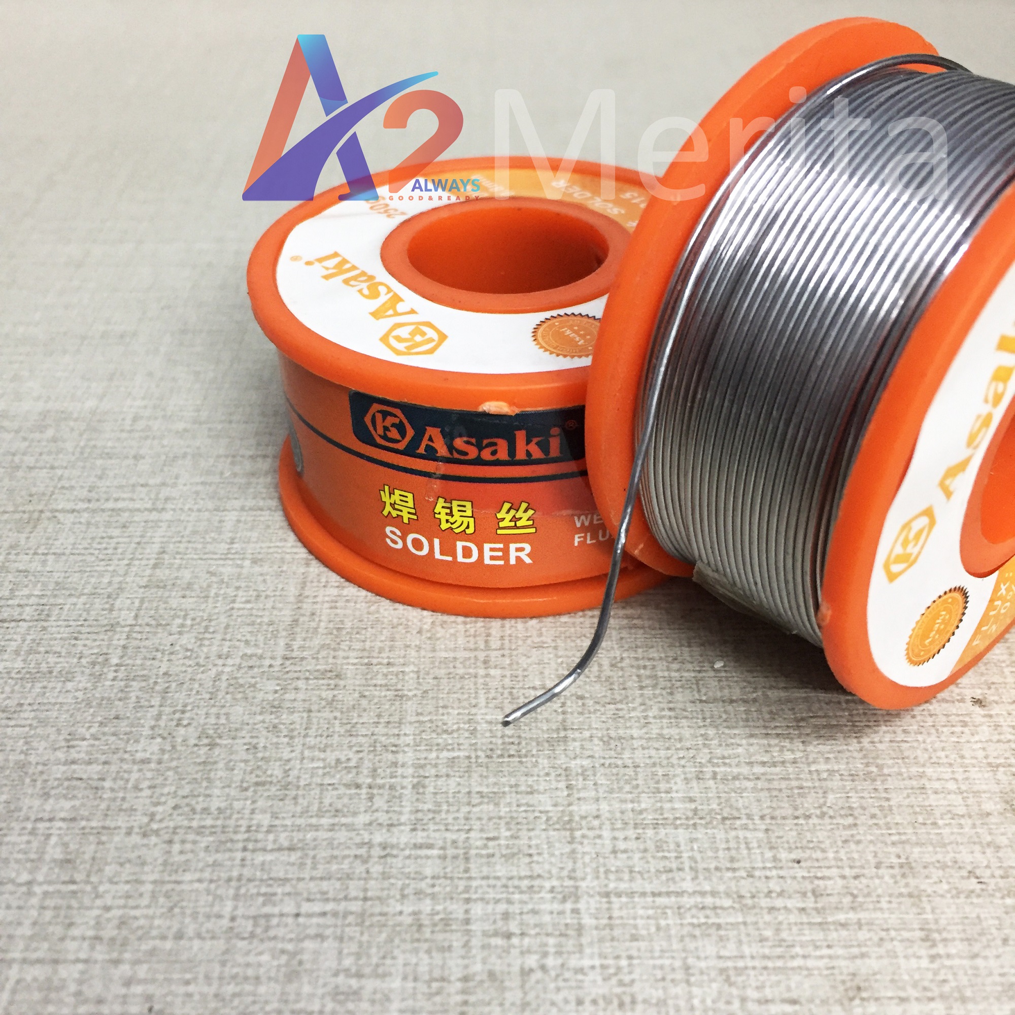 Dây chì hàn 250g/0.8mm Asaki AK-9215