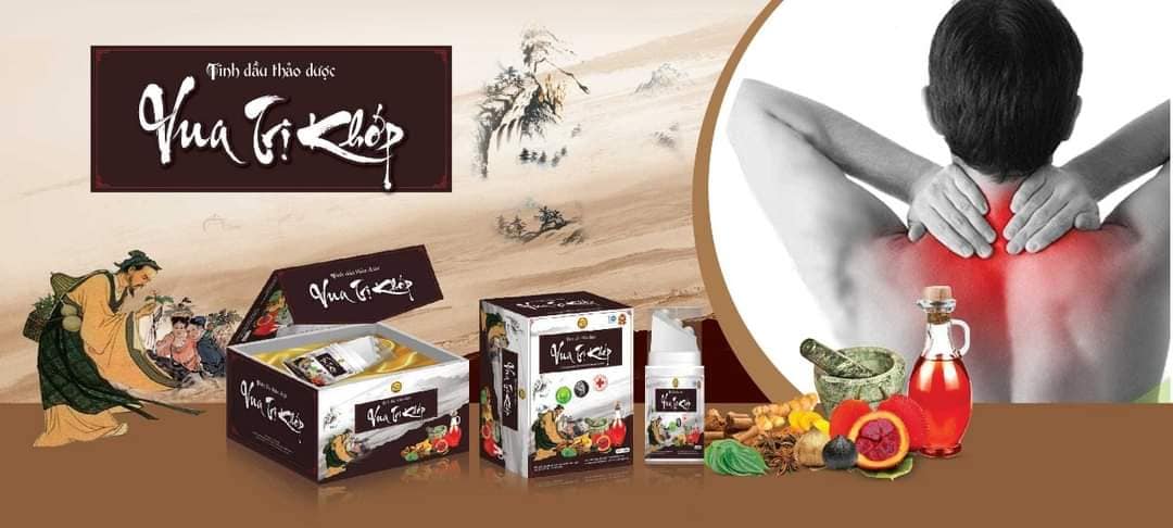 Tinh dầu thảo dược vua trị khớp