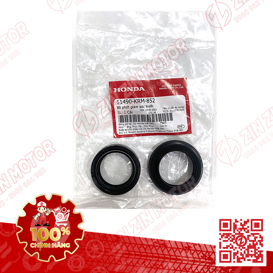 Winner v1 front fork dust cover trim kit, winner x v4 v3 v2, rs150 v1 v3, rs150x listed 90-krm-852 original